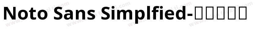Noto Sans Simplfied字体转换